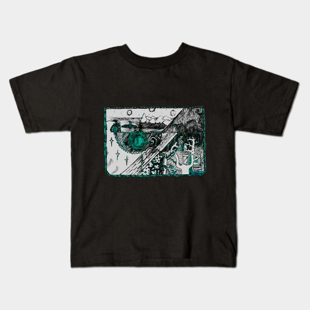 agarthian.memories Kids T-Shirt by dy9wah